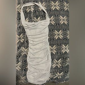 Uk 6 US 2 oh Polly silver sparkly dress